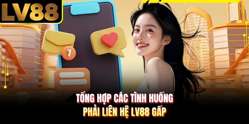 Tổng hợp các tình huống phải liên hệ LV88 gấp